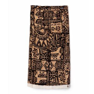 1.44 cm *LINEN Fabric Aztec tribal print - 60" width